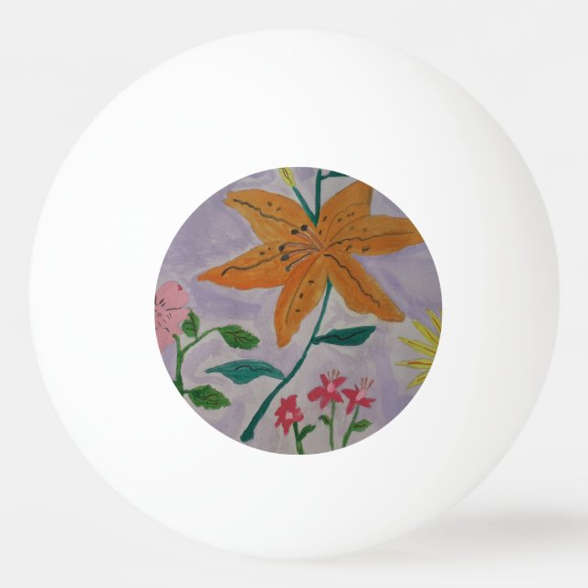 Orange Lily Pingisboll (Framsidan)