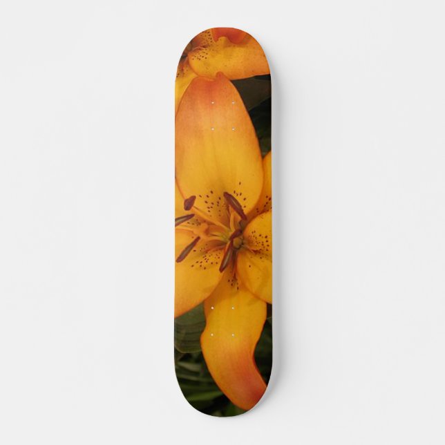 Orange Lily Skateboard (Framsida)