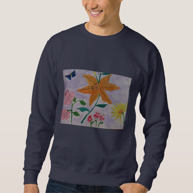 Orange Lily Sweatshirt (Framsida)