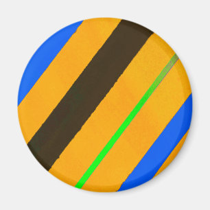 Orange linjer magnet