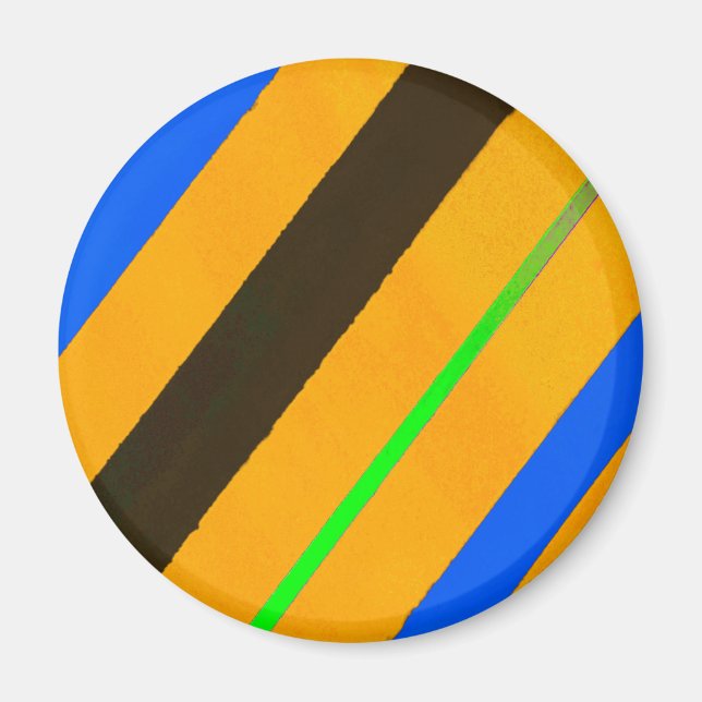 Orange linjer magnet (Framsidan)