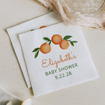 Orange Little Cutie Citrus Barnrumsfirande