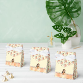Orange Little Princess Boll Favor Box Presentaskar