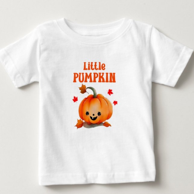 Orange Little Pumpkin T Shirt (Skapare uppladdad)