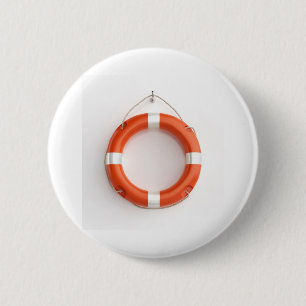 Orange livboj ring knapp