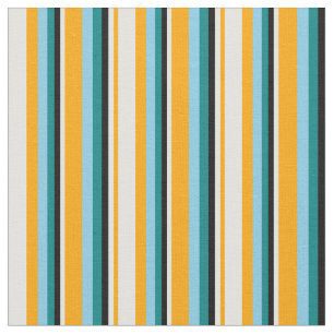 Orange, ljus cyan, svart, brun och Himlar blå Färg Tyg