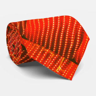 Orange Ljus Halloween Las Vegas Marque Necktie Slips