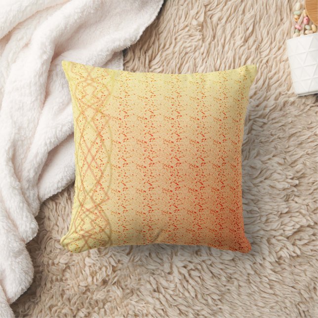 Orange ljus kudde (Filt)