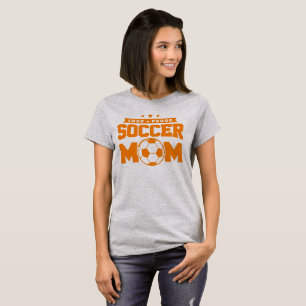Orange Loud Proud-fotbollsdesign T Shirt