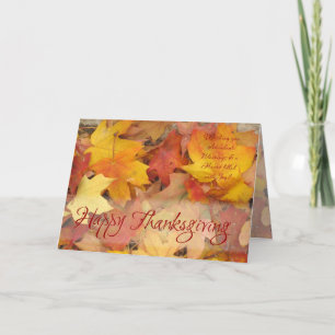 Orange Löv (3) Thanksgiving Card Helgkort