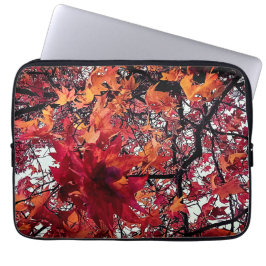Orange löv laptop fodral