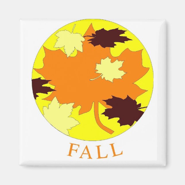 Orange Löv Magnet (Framsidan)