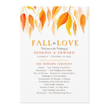 Orange löv som faller under vattenfärgen autumnal