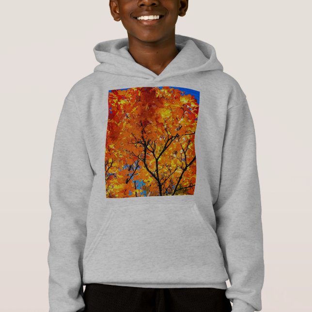 Orange löv t shirt (Framsida)