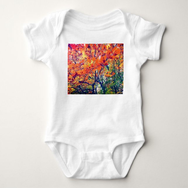 Orange löv t shirt (Framsida)