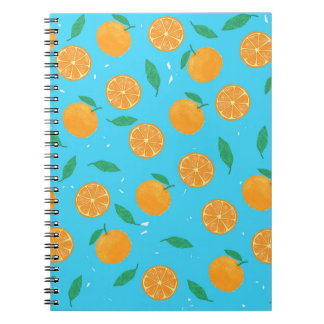 Orange Love, Notizbuch mit sommerlichem Motiv Anteckningsbok