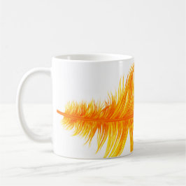 Orange ludd kaffemugg