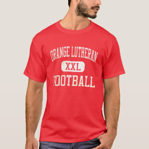 Orange Lutheran Lancers Fotboll Tee Shirt