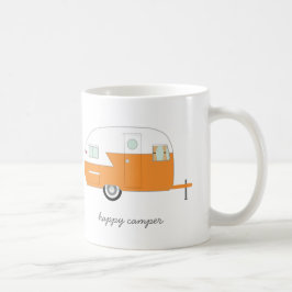 Orange lycklig camparemugg kaffemugg