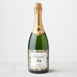 Orange Main Squeeze Champagneflasketikett