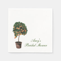 Orange Main Squeeze Pappersservetter