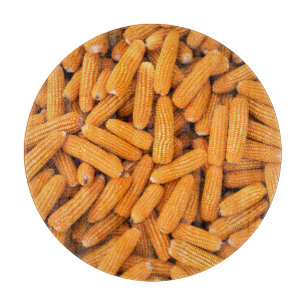Orange Maj Cob: Harvest Agriculture Background