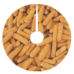 Orange Maj Cob: Harvest Agriculture Background Julgransmatta Borstad Polyester