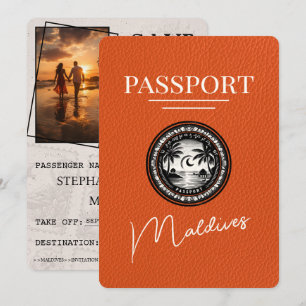 Orange Maldivernas pass Spara datum Datumet