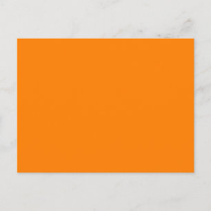 Orange mall för anpassade bilder och text vykort