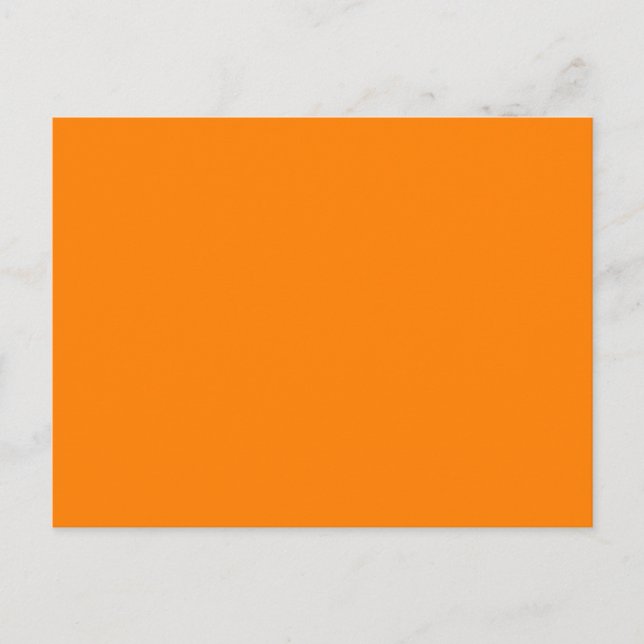 Orange mall för anpassade bilder och text vykort (Framsida)