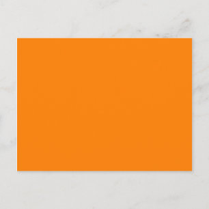 Orange mall till personlig bilder och text vykort