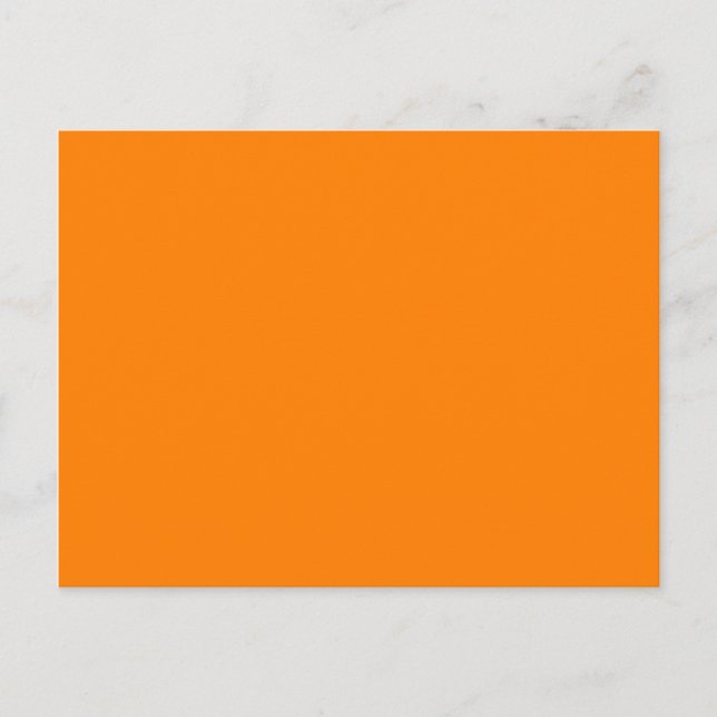 Orange mall till personlig bilder och text vykort (Framsida)
