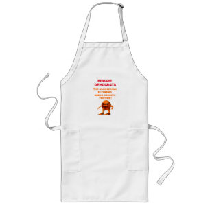 Orange MAN Apron Långt Förkläde