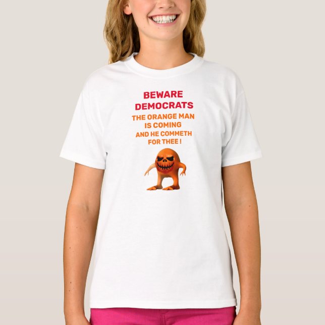 Orange MAN Apron T Shirt (Framsida)