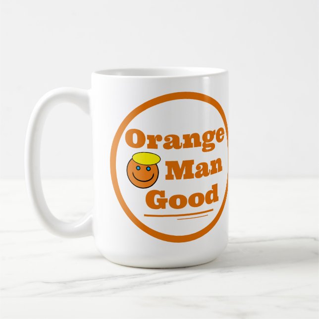 Orange Man BRA Kaffemugg (Vänster)