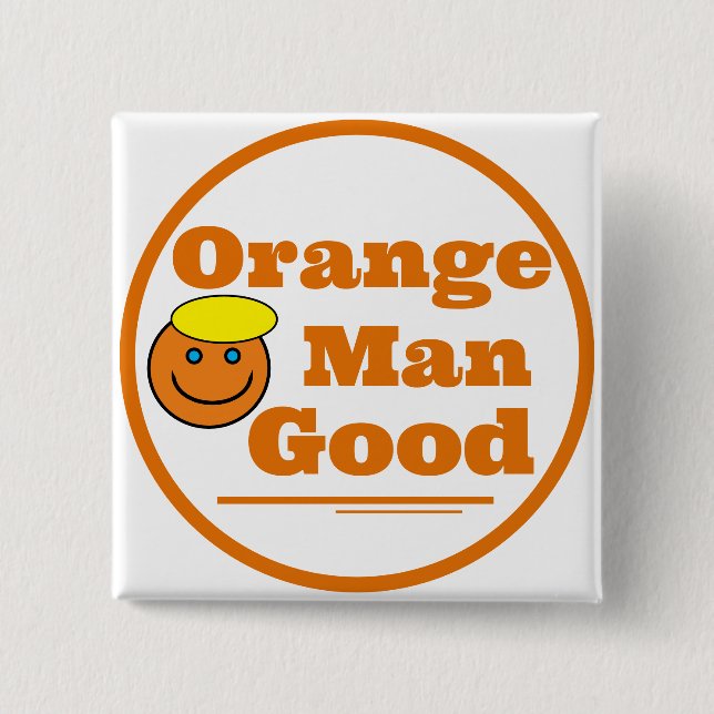 Orange Man BRA Knapp (Framsida)
