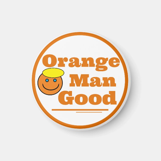 Orange Man BRA Magnet (Framsidan)