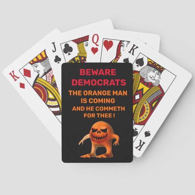 ORANGE MAN CASINOKORT (Baksidan)