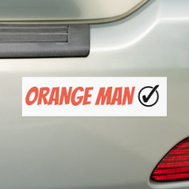 Orange Man Trump Funny Val 2024 Bildekal
