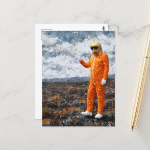 Orange Man Trump Vykort