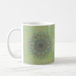 Orange Mandala Coffee Mugg