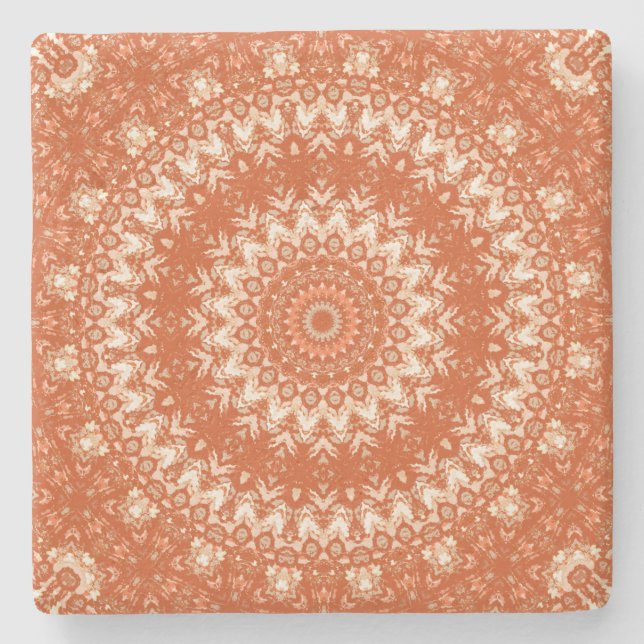 Orange mandala. stenunderlägg (Framsidan)
