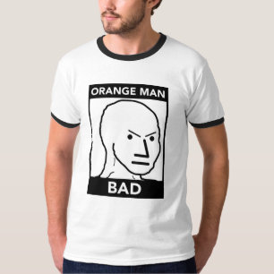Orange mandåliga t shirt