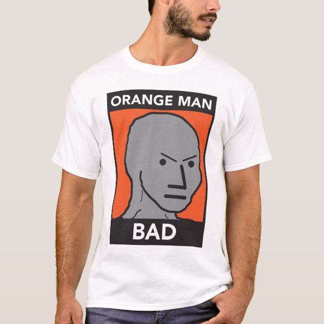 Orange mandåliga t shirt (Framsida)