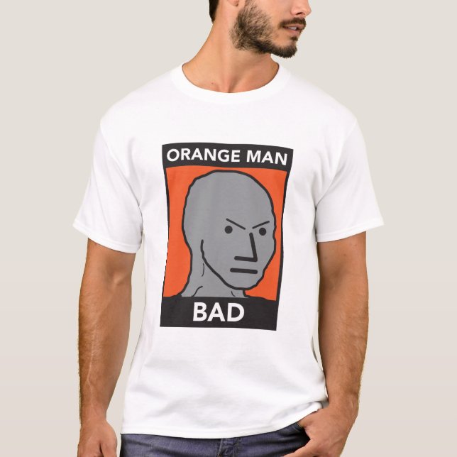 Orange mandåliga t shirt (Framsida)
