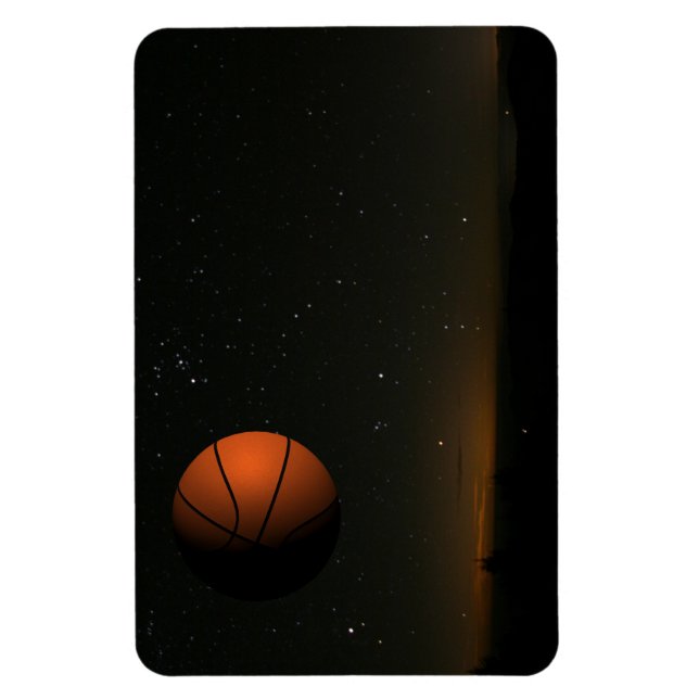 Orange Måne Magnet (Vertikal)