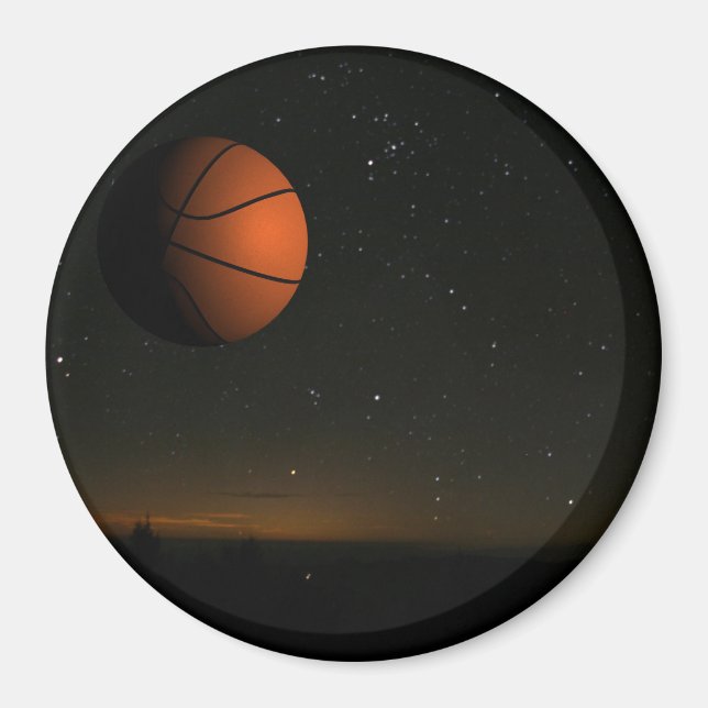 Orange Måne Magnet (Framsidan)