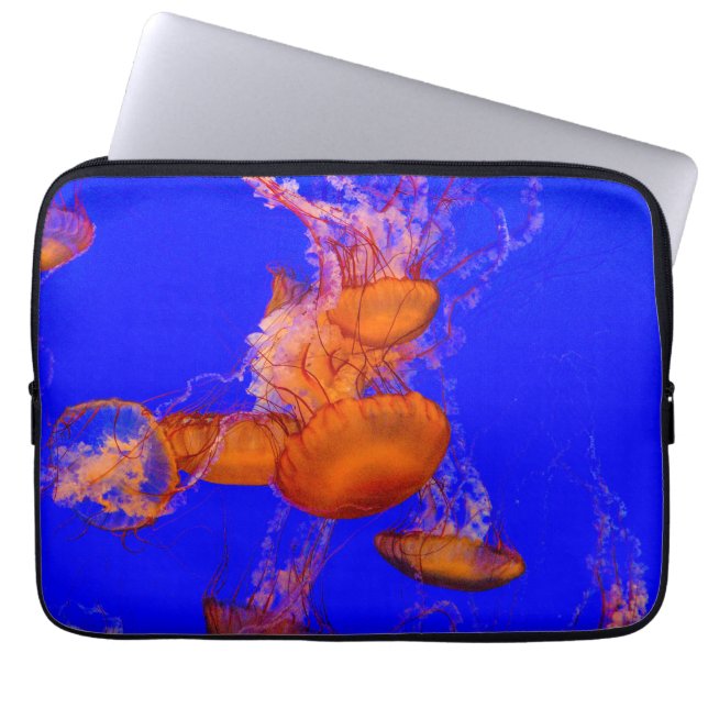 Orange maneter bärbar datorskydd | Blue Ocean Case Laptop Fodral (Framsidan)