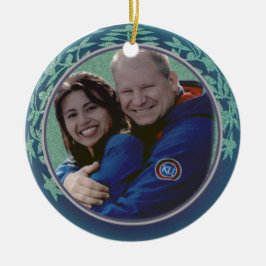 Orange Margaret och Derick Julgransprydnad Keramik