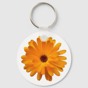 Orange Marigold Nyckelring